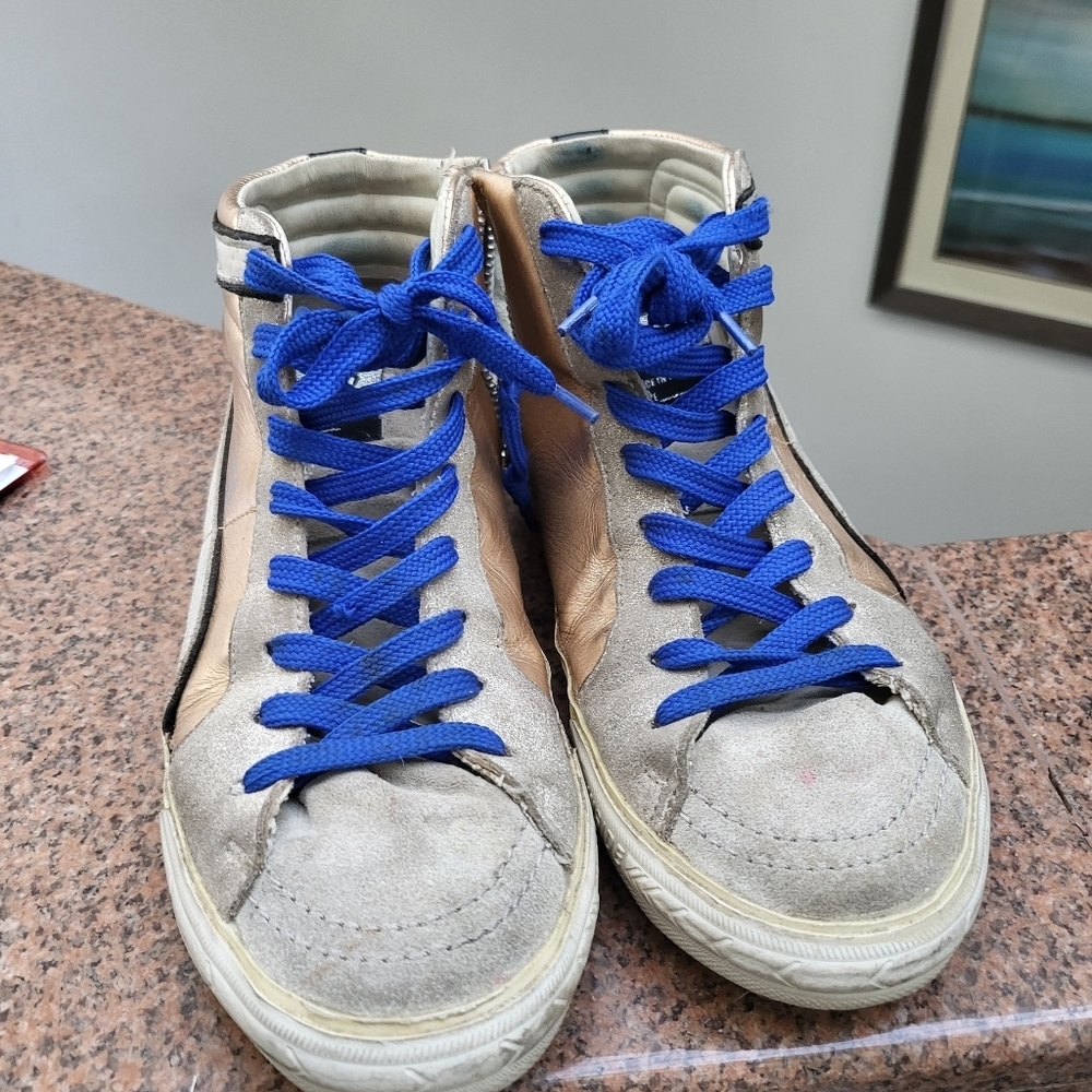Golden Goose High Top Trainers GGB Distressed leather - Picture 7 of 9